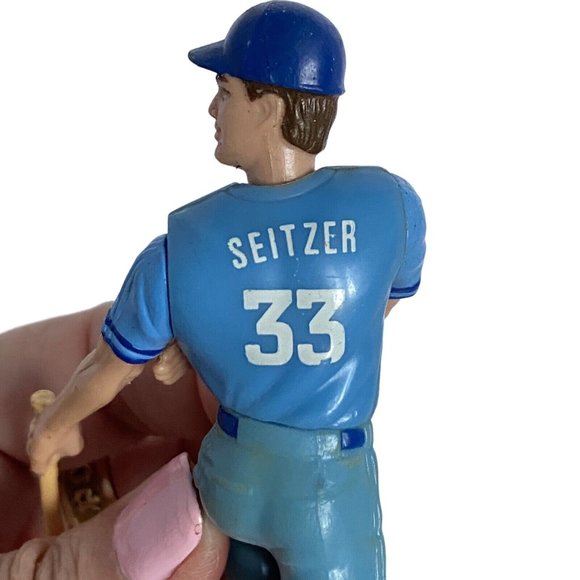 1988 Kevin Seitzer Kansas City Royals Starting Lineup SLU MLB Action Figure Vtg - Picture 7 of 9